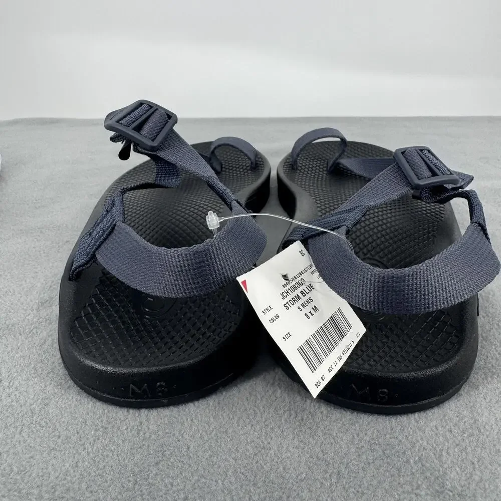 Chaco Bodhi Sandals Mens 8‎ Blue Gray Toe Loop Adjustable Hiking JCH108309